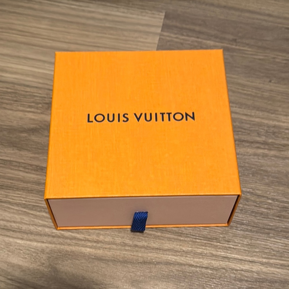 Louis Vuitton Bright Orange Box with Blue Accent